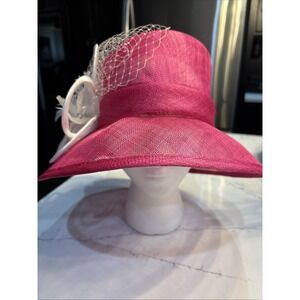 Tuscany Collection New York Fuchsia White Feather Pink Derby Tea Wedding